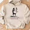 "I Have To Say Weird Stuff Or I'll Die" Funny Frog Hoodie by Dog Mom Hat
