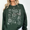 Doodle Christmas Liberal Values Sweatshirt by Dog Mom Hat