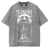 Fear And Hunger: Termina T-Shirt – Kaiser The Yellow King Hip Hop Washed Oversized Tee by Dog Mom Hat