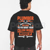 Plumber Shirt My Diploma Is To Fix What Your College Degree Messed Up Tee – Funny Plumbing Trade Graphic T-Shirt, Sarcastic Blue Collar Laborer Unisex Work Apparel
