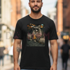 Raccoon Drinking Iced Coffee Vintage Tee by Dog Mom Hat