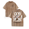 Double Sided Retro Washed 'God Has A Plan' Tee by Dog Mom Hat