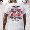 "Curb Stomp" Graphic Tee – Edgy Streetwear Men’s T-Shir by Dog Mom Hat