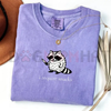 "I Require Snacks" Raccoon T-Shirt by Dog Mom Hat