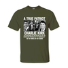 Charlie Kirk "Greatness of Our Nation" Patriotic T-shirt by Dog Mom Hat