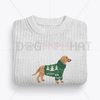 Cute Festive Pet Graphic Sweatshirt by Dog Mom Hat