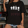 Cartoon Design Street Style Graphic Tee by Dog Mom Hat