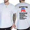 "Elephant Pox" Funny Political T-Shirt – Sarcastic Democracy Graphic Tee, Premium 100% Cotton Liberal Humor Top, Soft Lived-In Heavyweight Election Year Satire Shirt, Made in USA
