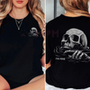 "I'M FINE" Drowning Skull T-Shirt – Dark Humor Graphic Tee by Dog Mom Hat