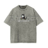 Rage Consumes Me Funny Cat Meme T-Shirt – Oversized Unisex Vintage Washed Graphic Tee, Sarcastic Animal Streetwear Top