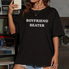 "Boyfriend Beater" Graphic Ribbed Tee by Dog Mom Hat