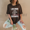 Monogrammed "Proud Of Many Things... Nothing Being A Grandpa" T-Shirt by Dog Mom Hat