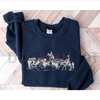 Vintage Cowboy Rodeo Sweatshirt – Retro Horse Western Crewneck, Unisex Country Lifestyle Jumper, Cowboy and Cows Graphic Pullover, Western Gift for Her & Him by Dog Mom Hat