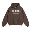 Black No Cream No Sugar Hoodie – Minimalist Coffee Lover Pullover, No-Nonsense Attitude Apparel