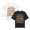 Men's "Brother and Sister" T-Shirt – Proud Sibling Bond Tee by Dog Mom Hat