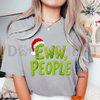 "Eww People" Christmas T-Shirt – Santa Hat Grinch Inspired Anti-Social Holiday Design by Dog Mom Hat