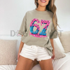 67 Ice Cream Drip Meme T-Shirt – Funny Gen Alpha Slang Graphic Tee by Dog Mom Hat