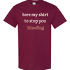 "I Tore My Shirt For You" Humorous Valentine's Day T-Shirt - Sarcastic Gift Tee by Dog Mom Hat