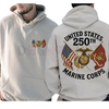 USMC 250 Years Commemorative Hoodie by Dog Mom Hat