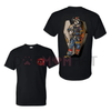 Firefighter Skull Coffin Graphic Tee – Edgy Gothic Statement Design, 2 Sides, Bold Wear For First Responders, Fire Department Apparel by Dog Mom Hat