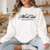"Mom Club" Embroidered Sweatshirt – Cozy Motherhood Crewneck Pullover