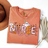 Comfort Colors Spooky Nurse Halloween Shirt – Spooktacular Nursing Tee, Hospital Humor Top, Medical Professional Gift for Women