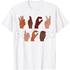 F ICE Hand Sign Language T-Shirt - Anti-Deportation Chinga La Migra Tee, ASL Immigration Rights Shirt, Abolish ICE Activist Apparel, Social Justice Protest Top, Pro-Immigrant Solidarity Graphic Tee