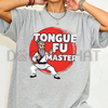 "Tongue Fu Master" Premium T-Shirt – Funny Foodie Graphic Tee by Dog Mom Hat