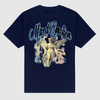Y2K Street Style T-Shirt - Retro Angel & Flame Graphic Tee by Dog Mom Hat
