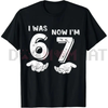 I Was 6 Now I'm 7 Meme T-Shirt by Dog Mom Hat