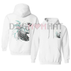 Chicano & Aztec Art Oversized Graphic Hoodie by Dog Mom Hat