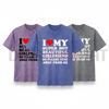 "I Love My Super Hot Girlfriend" Vintage Washed Tee by Dog Mom Hat