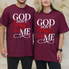 "God Don't Play About Me" Inspirational Faith T-Shirt by Dog Mom Hat