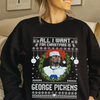 "All I Want For Christmas Is George Pickens" Sweatshirt by Dog Mom Hat