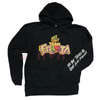 Team Fruta Pullover Hoodie – Black, Spanish Slogan & Fruit Logo Unisex Streetwear by Dog Mom Hat