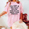"I'll Eat Water With A Fork" Funny Shirt – Chaotic Sarcastic Tee by Dog Mom Hat