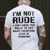 "I'm Not Rude, I Have Social Anxiety" T-Shirt by Dog Mom Hat