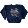Vintage Loon Nature Graphic Crewneck – Unisex Outdoor Apparel, Wildlife Lover Sweatshirt by Dog Mom Hat