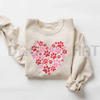 Paw Heart Valentines Sweatshirt by Dog Mom Hat