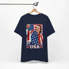 Jack Hughes Team USA Hockey Fan T-Shirt by Dog Mom Hat