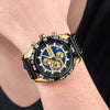 Luxury Men Fashion Watches Quartz Wrist Watches Military Casual Leather Strap Waterproof Elegant Watch by Stevvex