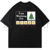 "I Am Working For Christmas Break" Tee by Dog Mom Hat