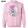 Pink & Teal Nutcracker Sweatshirt by Dog Mom Hat