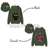 Wifey & Hubby Jason Hoodie – Halloween Couple Outfits, Spooky Horror Movie Shirt, Anniversary Gift by Dog Mom Hat