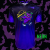 Bat Flips Baseball HyperMAX Short Sleeve Hoodie NEON by Seamhead Swag