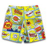 Comic Book Bombs Lifestyle Baseball Mesh Shorts by Seamhead Swag