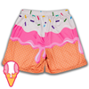 Cream City Ice Cream Mesh Lifestyle Baseball Shorts by Seamhead Swag