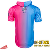 Daddy Hacks Baseball HyperMAX Short Sleeve Cotton Candy Hoodie by Seamhead Swag