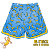 Nukes 'N Naners Bananas Mesh Lifestyle Baseball Shorts by Seamhead Swag