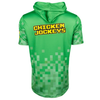 Chicken Jockeys Baseball HyperMAX Short Sleeve Hoodie by Seamhead Swag